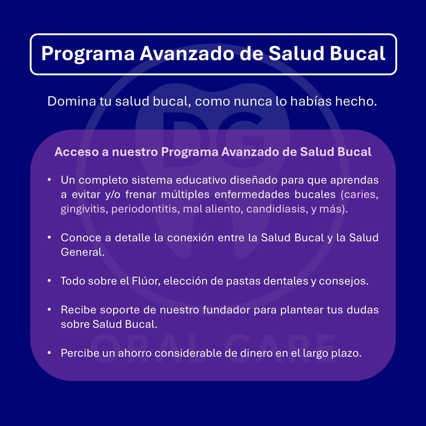 Guías profesionales de Salud Bucal (acceso inmediato por 1 año)