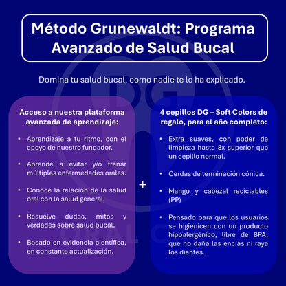 Método Grunewaldt: Programa Avanzado de Salud Bucal (1 año)